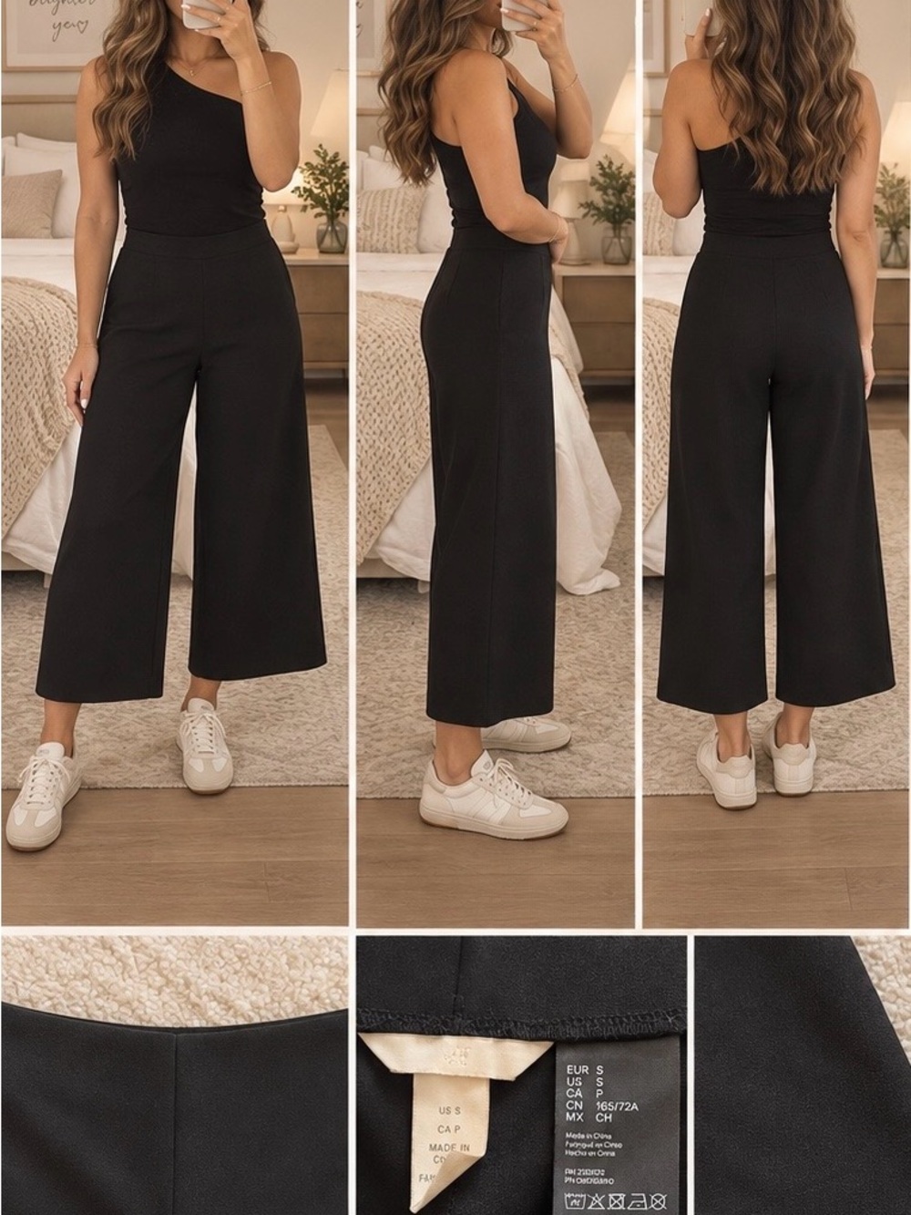 H&M Culotte pant black